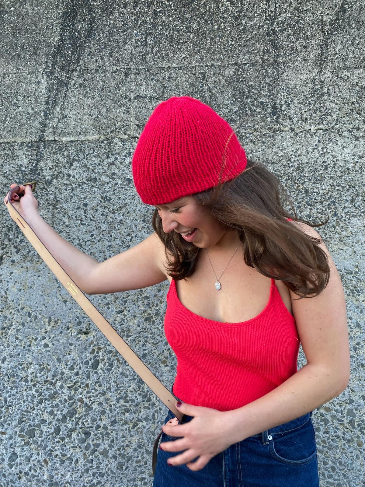 Knitted beanie